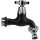 Bradas Wasserhahn 3/4" mit Kugelventil mattschwarz