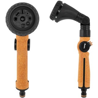 Bradas Gartenbrause CORK LINE 8 Sprühfunktionen schwarz/braun