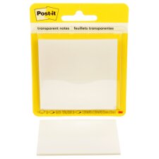 Post-it Haftnotizen transparent notes farblos 73 x 73 mm...