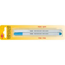 KLEIBER Stoffmarkierstift 2er Set weiß & blau