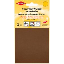 KLEIBER Kunstleder-Flicken selbstklebend braun