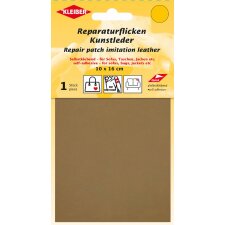 KLEIBER Kunstleder-Flicken selbstklebend hellbraun