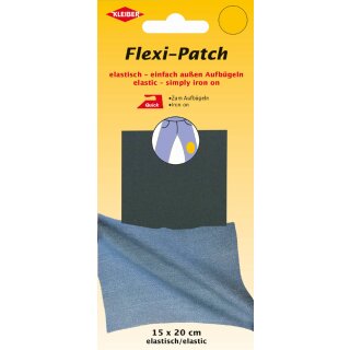 KLEIBER Flexi-Patch zum außen Aufbügeln grau