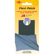 KLEIBER Flexi-Patch zum außen Aufbügeln grau