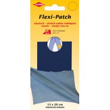 KLEIBER Flexi-Patch zum außen Aufbügeln blau