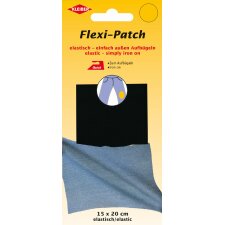 KLEIBER Flexi-Patch zum außen Aufbügeln schwarz