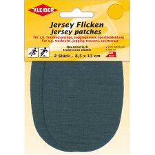 KLEIBER Jersey-Bügelflicken 85 x 130 mm dunkelgrau 2...