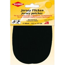 KLEIBER Jersey-Bügelflicken 85 x 130 mm schwarz 2...