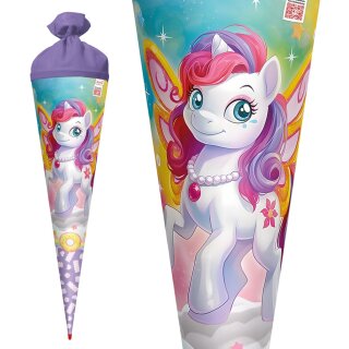 ROTH Schultüte "Feen-Pferd Flora" rund 700 mm