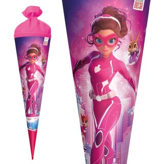 ROTH Schultüte "Agentin Laura" rund 700 mm Folie