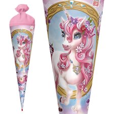 ROTH Schultüte "Einhorn Beauty" rund 700 mm