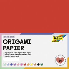 folia Origami-Faltblätter Duo Uni 80 g/qm 190 x 190...