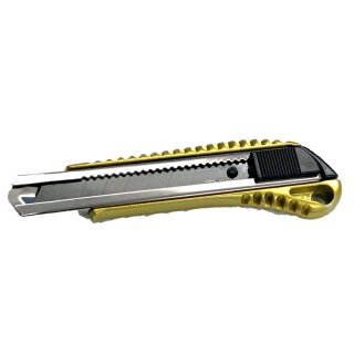 WESTEX Cutter Premium Aludruckguss Klinge: 18 mm gold