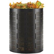Bradas Kompostbehälter 400 Liter aus HDPE schwarz