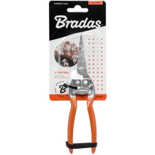 Bradas Bypass-Gartenschere V-SERIES gerade Edelstahlklinge