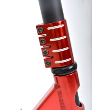SCHILDKRÖT Tretroller Stunt Scooter Flipwhip Metallic Red schwarz/rot