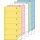 sigel Formularbuch "Bonbuch" 105 x 200 mm zufällige Farbe 360 Abrisse 5 Stück