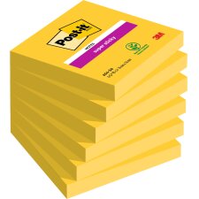 Post-it Haftnotizen super sticky notes 76 x 76mm...