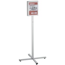 DURABLE Infoständer INFO STAND OUTDOOR DIN A4 grau