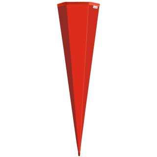 ROTH Schultüten-Rohling ohne Verschluss 850 mm rot
