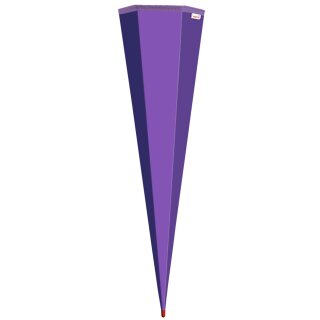 ROTH Schultüten-Rohling ohne Verschluss 850 mm lila