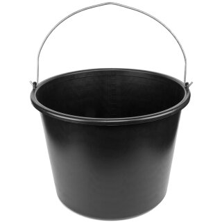 Bradas Baueimer 20 Liter PVC schwarz