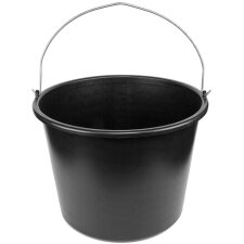 Bradas Baueimer 20 Liter PVC schwarz