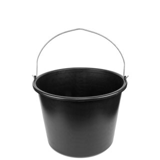 Bradas Baueimer 12 Liter PVC schwarz