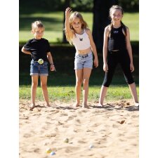 SCHILDKRÖT Holz Boccia-Set 6 Kugeln + Zielkugel