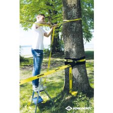 SCHILDKRÖT Slackline Länge: 15 m gelb