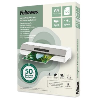 Fellowes Laminierfolientasche DIN A3 glänzend 160 mic