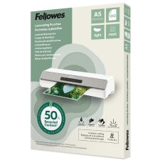 Fellowes Laminierfolientasche DIN A5 matt 160 mic 100...