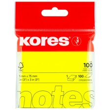 Kores Haftnotizen "NEON" 75 x 75 mm blanko...