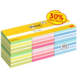 Post-it Haftnotiz-Würfel notes 76 x 76 mm Promotion 6 Würfel á 450 Blatt