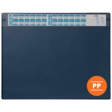 DURABLE Schreibunterlage mit Jahreskalender PP dunkelblau