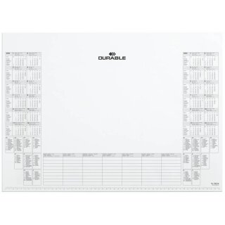 DURABLE Schreibunterlage mit Kalenderblock PP schwarz