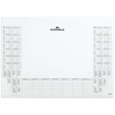 DURABLE Schreibunterlage mit Kalenderblock PP schwarz