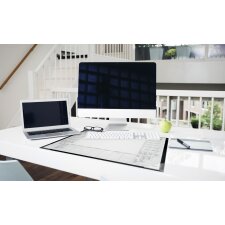 DURABLE Schreibunterlage mit Kalenderblock PP schwarz