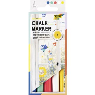 folia Kreidemarker BASIC 5er Set