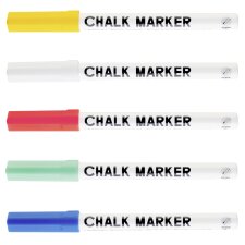 folia Kreidemarker BASIC 5er Set