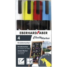 EBERHARD FABER Kreidemarker 1 - 2 mm 4er Etui