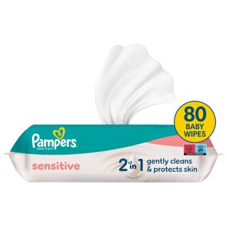 Pampers Feuchttücher sensitive Travelpack