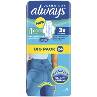always Damenbinde Ultra Day Normal mit Flügeln BigPack