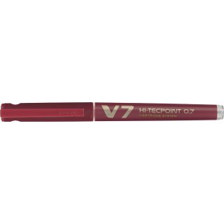 PILOT Tintenroller V7 Hi-Tecpoint nachfüllbar rot