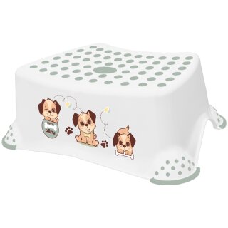 keeeper kids Tritthocker "tomek dogs" weiß