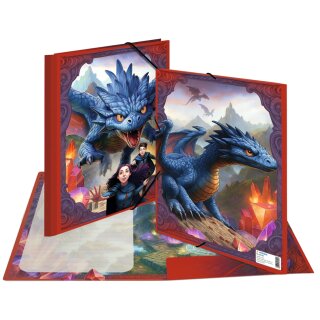 HERMA Eckspannermappe "Dragon" Karton DIN A4