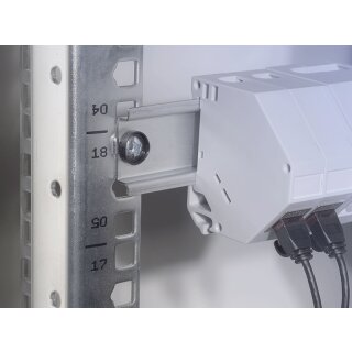 LogiLink 19" Hutschiene für DIN-Montagegeräte