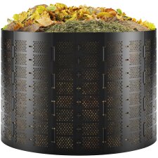 Bradas Kompostbehälter 1.100 Liter aus HDPE schwarz