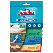 Spontex Mikrofasertücher Ultimate Clean 3er Set