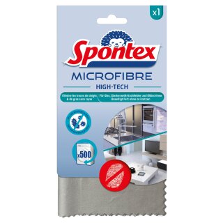 Spontex Mikrofasertuch High-Tech grau
